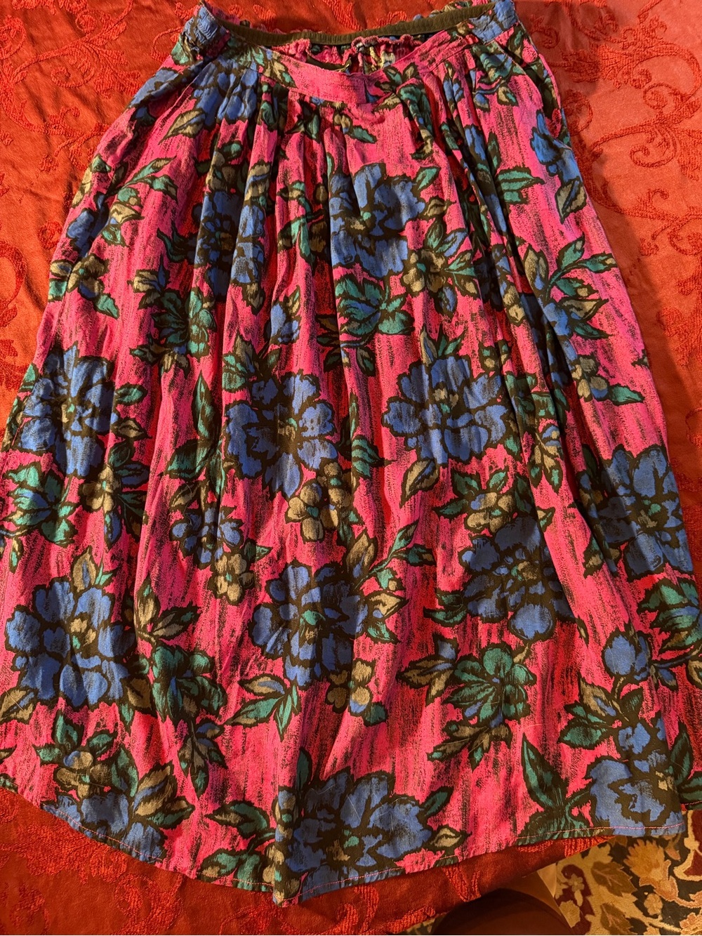 By Krash vintage 90’s full floral midi